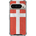 Denmark Flag Distressed Pixel 9/9 Pro Clear Case